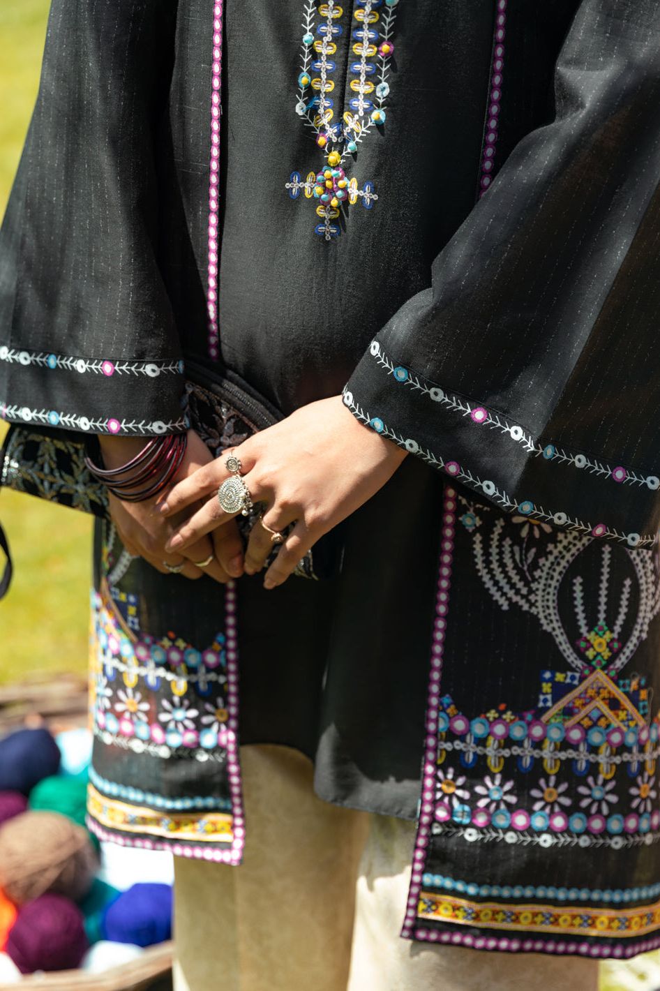 Stylish Cambric Black Kurti for Women | Elegant Almirah Design | Perfect for Casual Wear, Office & Festive Occasions