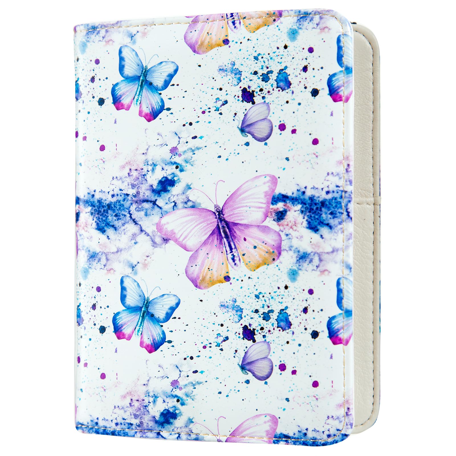 RFID Blocking Passport Holder & Travel Wallet - Cute Butterfly Design with Credit Card Slots for Women & Men | Perfect for International Travel, Vacations & Business Trips