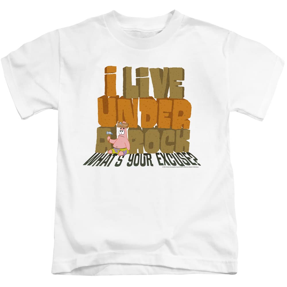 Spongebob What's Your Excuse? Unisex Youth T-Shirt - Cartoon Character Graphic Tee for Kids & Teens - Perfect for School, Parties & Casual Wear