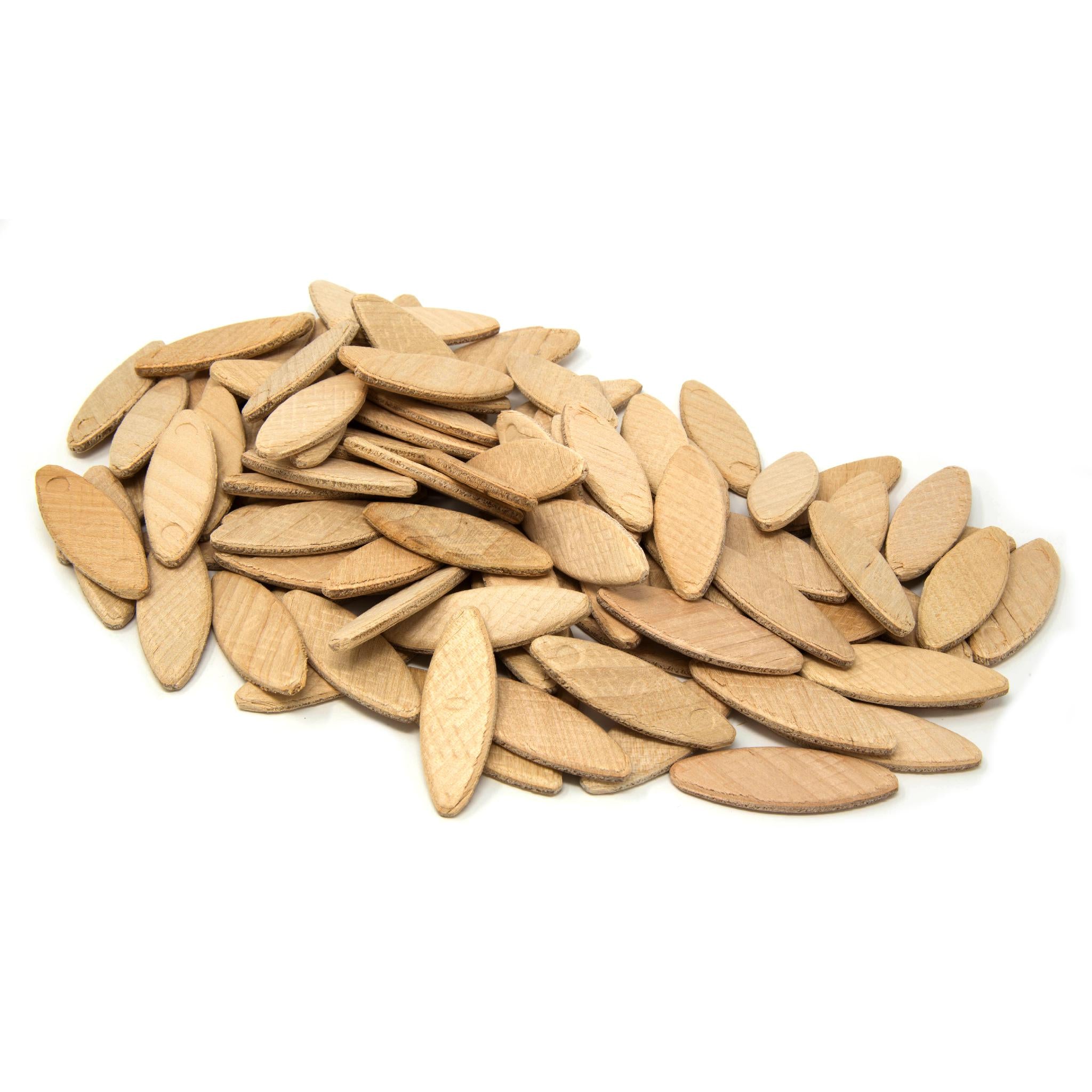 WEN JN100B #0 Birch Wood Biscuits for Woodworking - 100 Pack - Perfect for Joinery, Cabinet Making & Furniture Repair