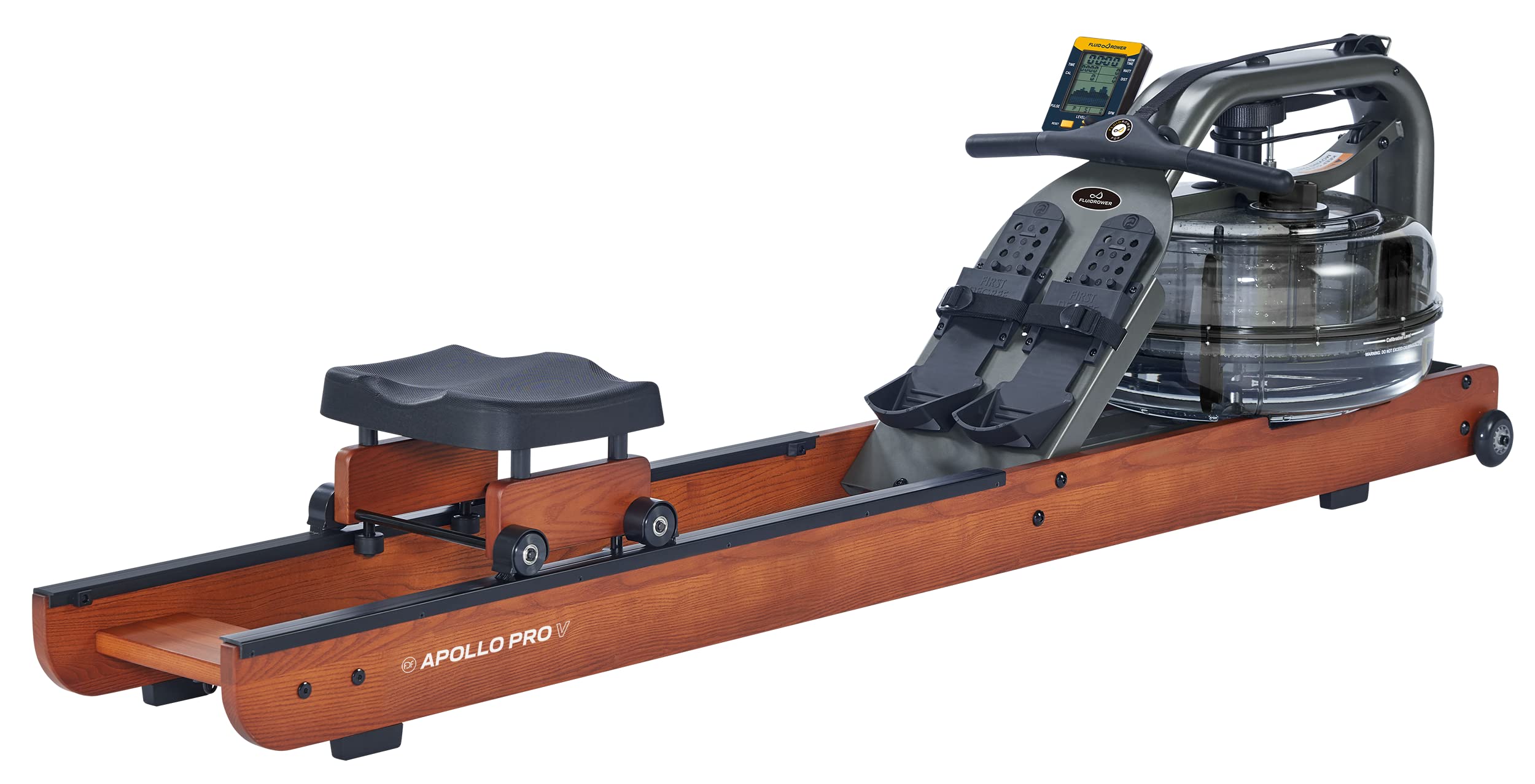 First Degree Fitness Viking Pro V Fluid Water Resistance Rower - Premium Home Rowing Machine for Full-Body Workout, Cardio & Strength Training | Perfect for Home Gym, Fitness Enthusiasts & Indoor Exercise