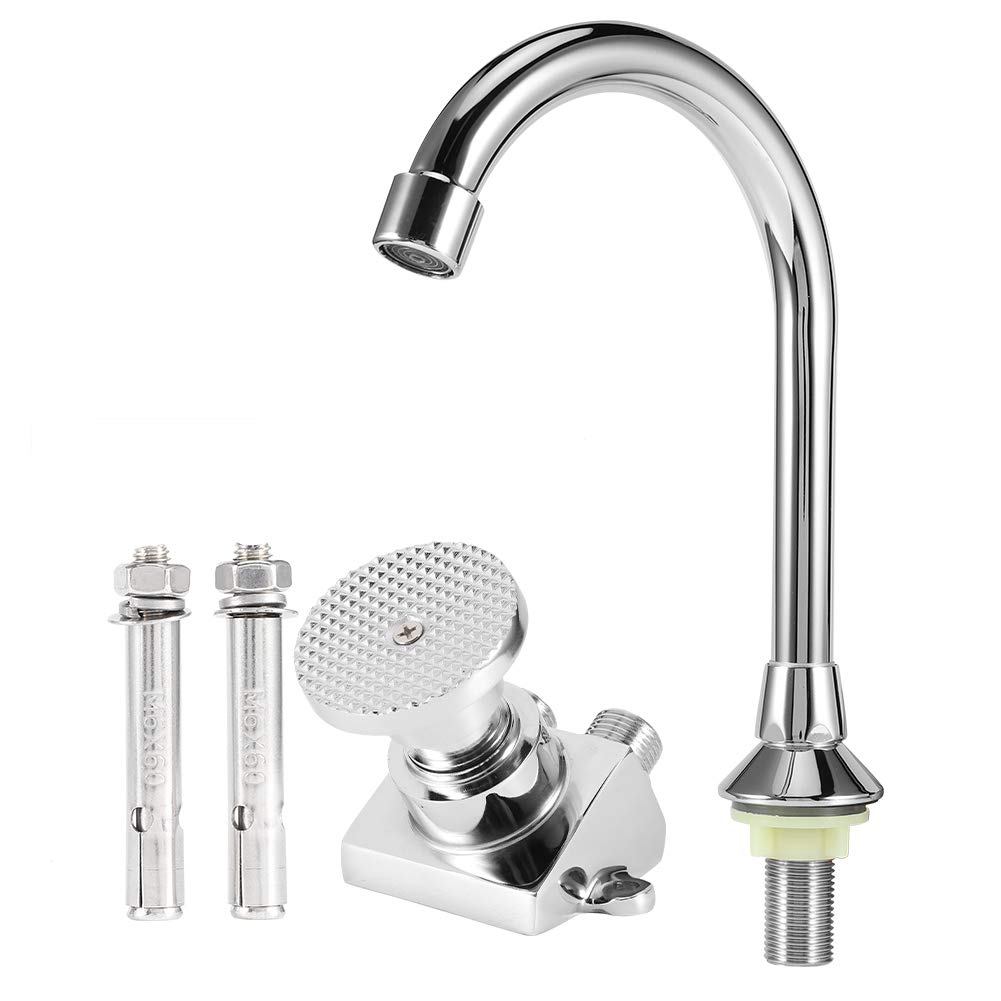 01 Basin Faucet - Premium Stainless Steel Floor Mounted Sink Faucet with Anti-Rust Coating for Hospital, Operating Room, Hotel & Food Factory - Ideal for High-Traffic Hygiene Areas