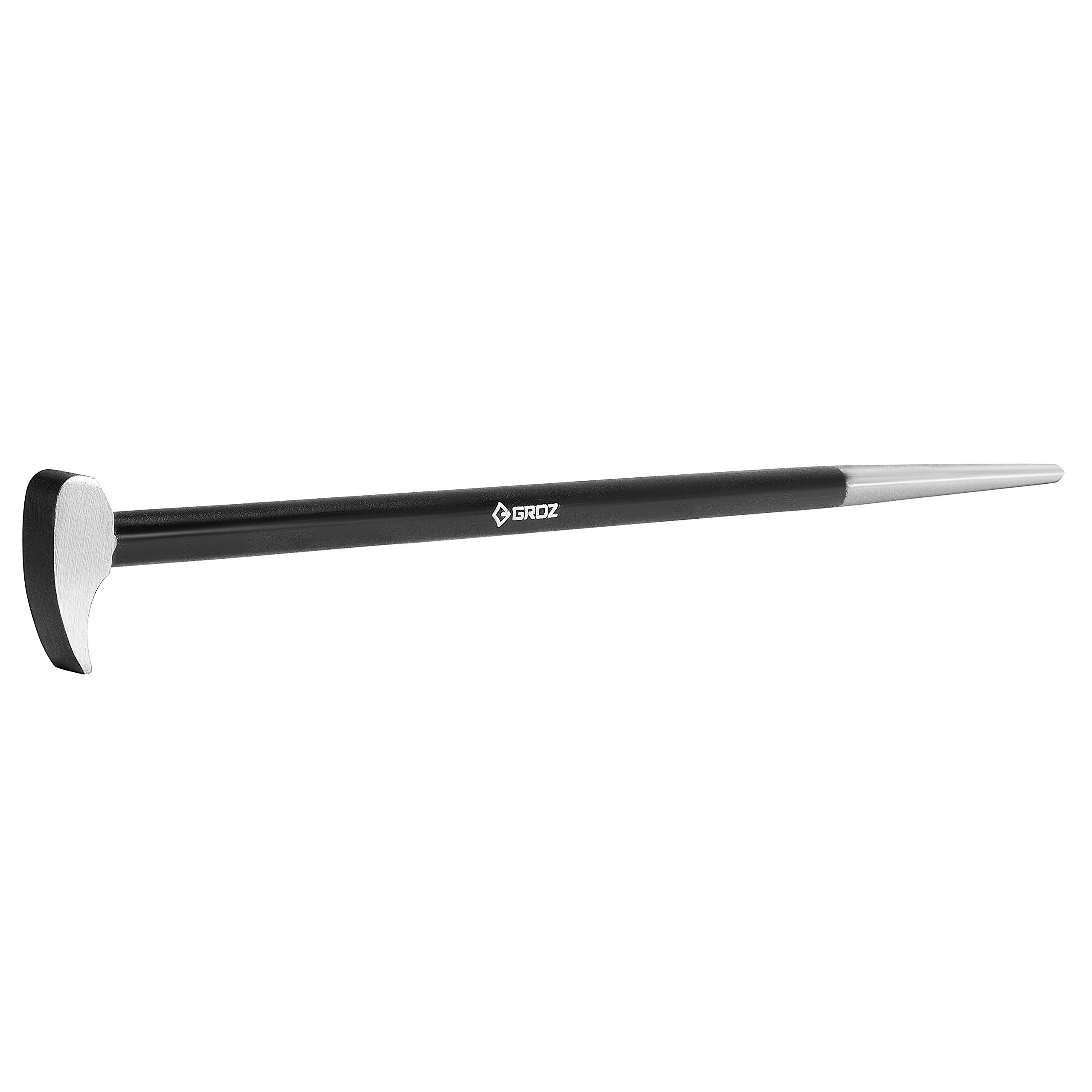 Groz 33155 3-Piece Pry Bar Set - Heavy Duty Demolition Tools for Woodworking, Construction & Home Renovation Projects