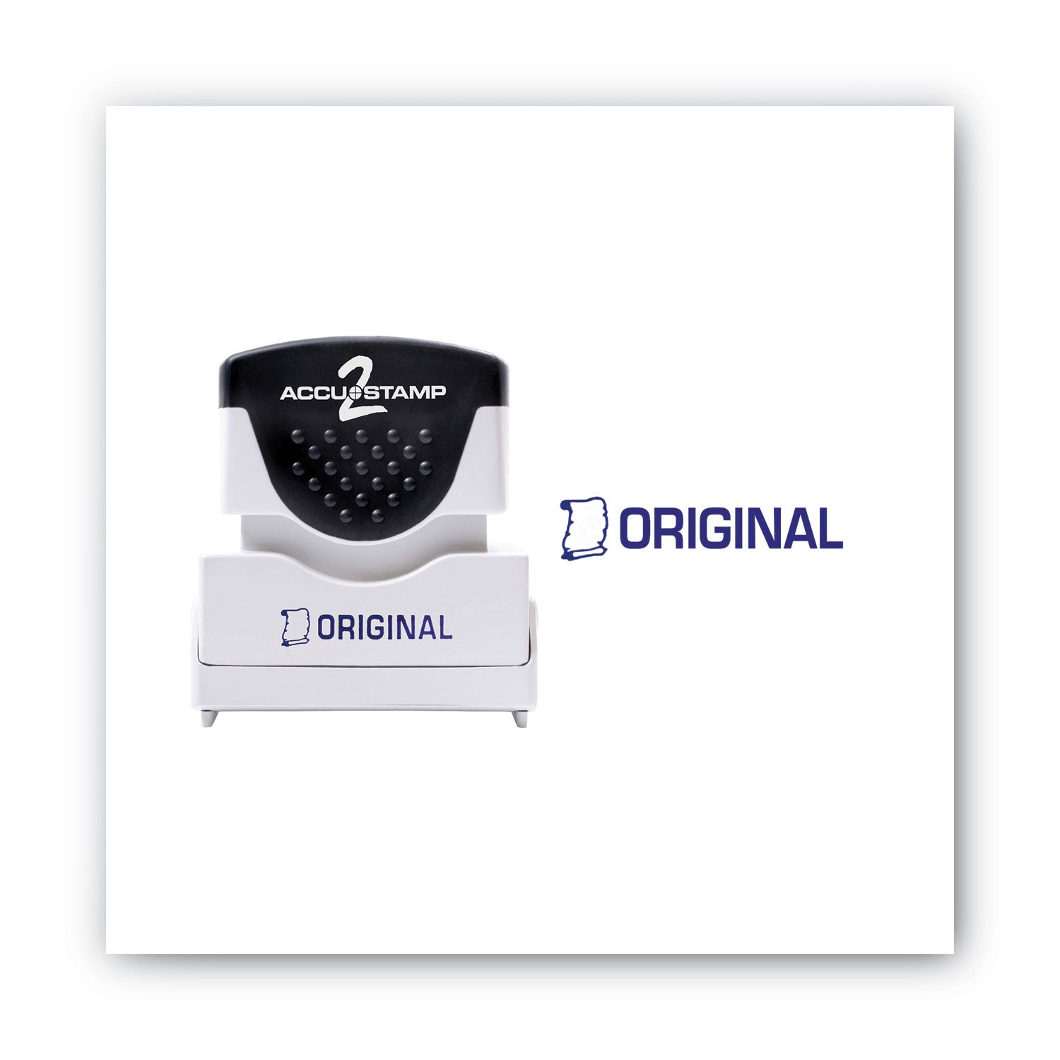 ACCUSTAMP2® Pre-Inked Shutter Stamp - Blue, Original (1.63