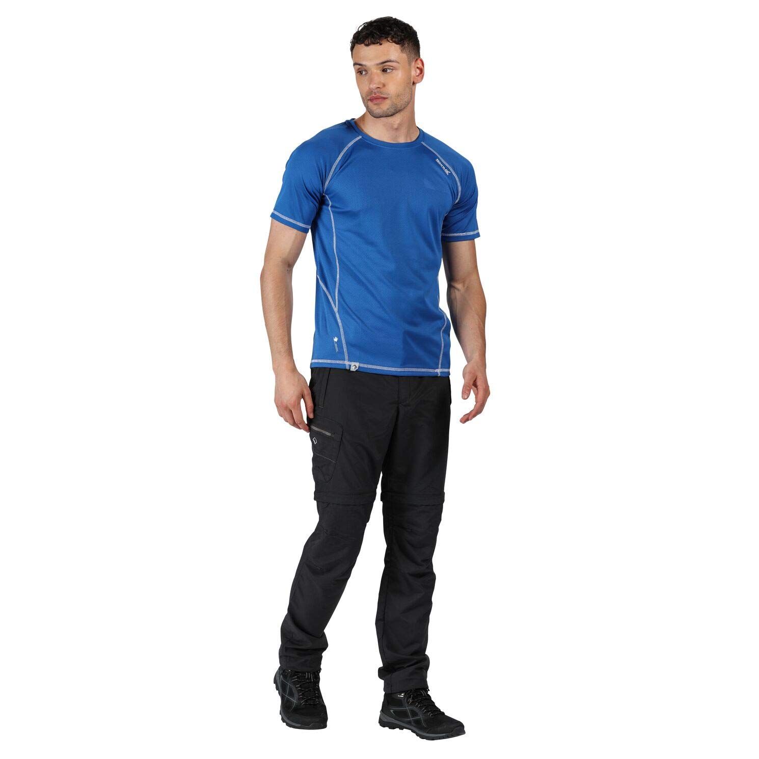 Regatta Men's Walking Cargo Trousers - Lightweight Quick-Dry Hiking Pants with Multiple Pockets for Outdoor Adventures, Travel & Casual Wear