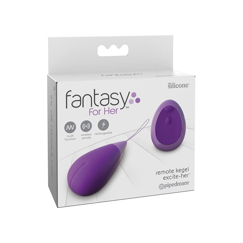 PD Fantasy For Her Remote Kegel ExciteHer - USB Rechargeable Pelvic Floor Trainer for Women | Strengthen Core & Improve Intimacy | Perfect for Postpartum Recovery & Sexual Wellness