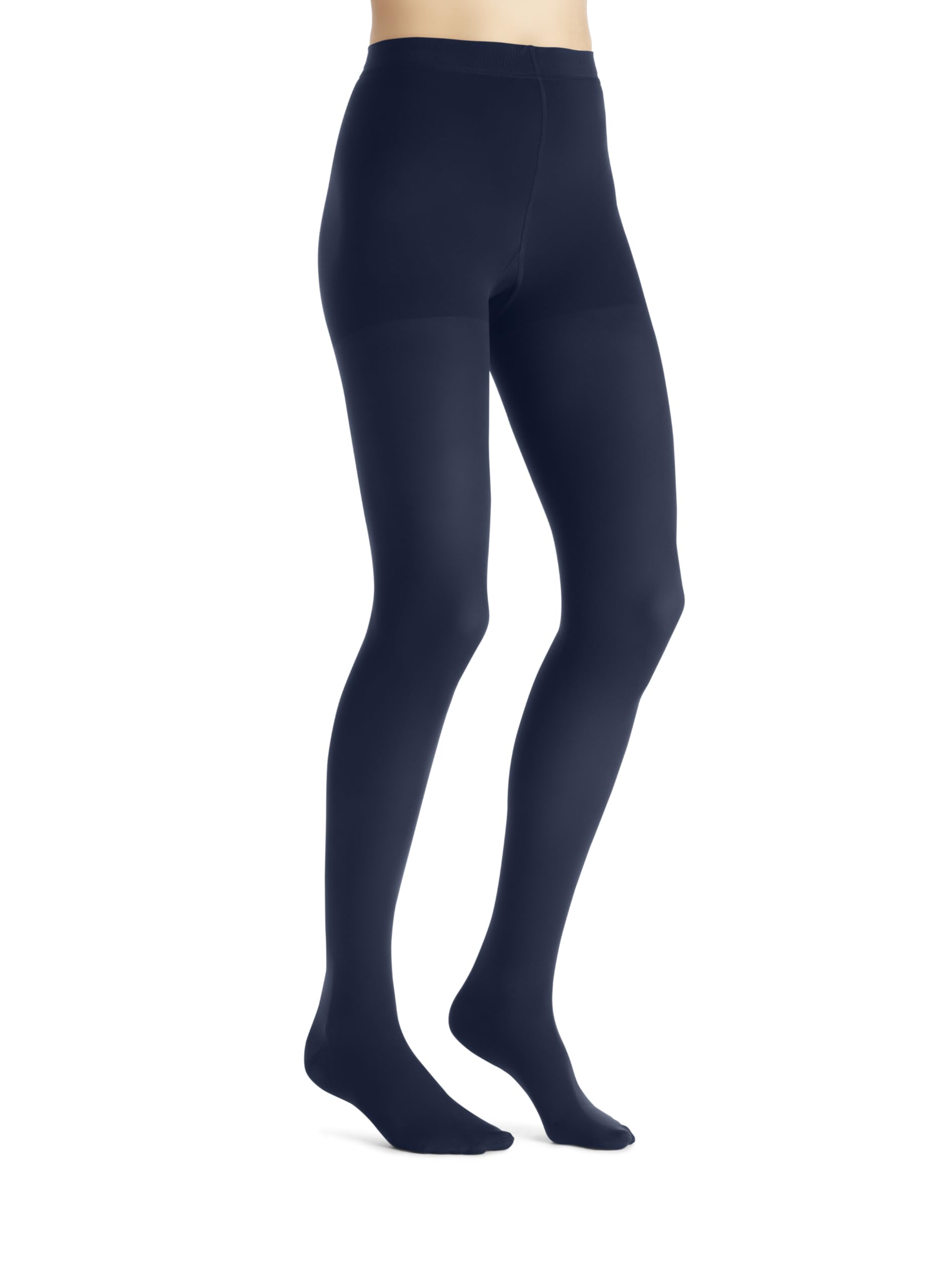Jobst Opaque Waist High 15-20 mmHg Compression Stockings for Women - Medium, Closed Toe, Midnight Navy - Medical Support & Comfort for Varicose Veins, Swelling & Circulation - Perfect for Work, Travel & Daily Wear