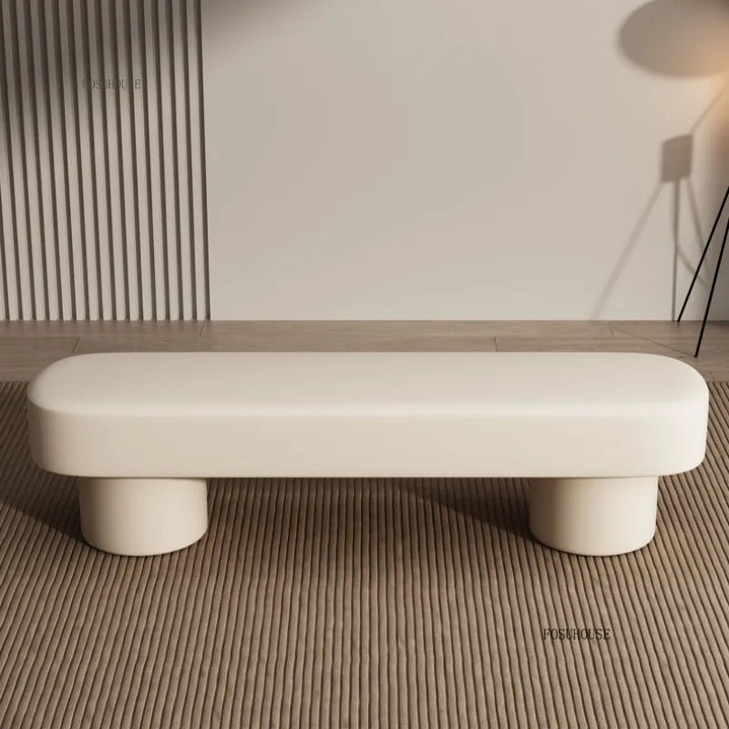 Modern Minimalist Leather Shoe Bench – Sleek & Durable Entryway Storage for Small Spaces – Perfect for Hallway, Bedroom or Closet Organization