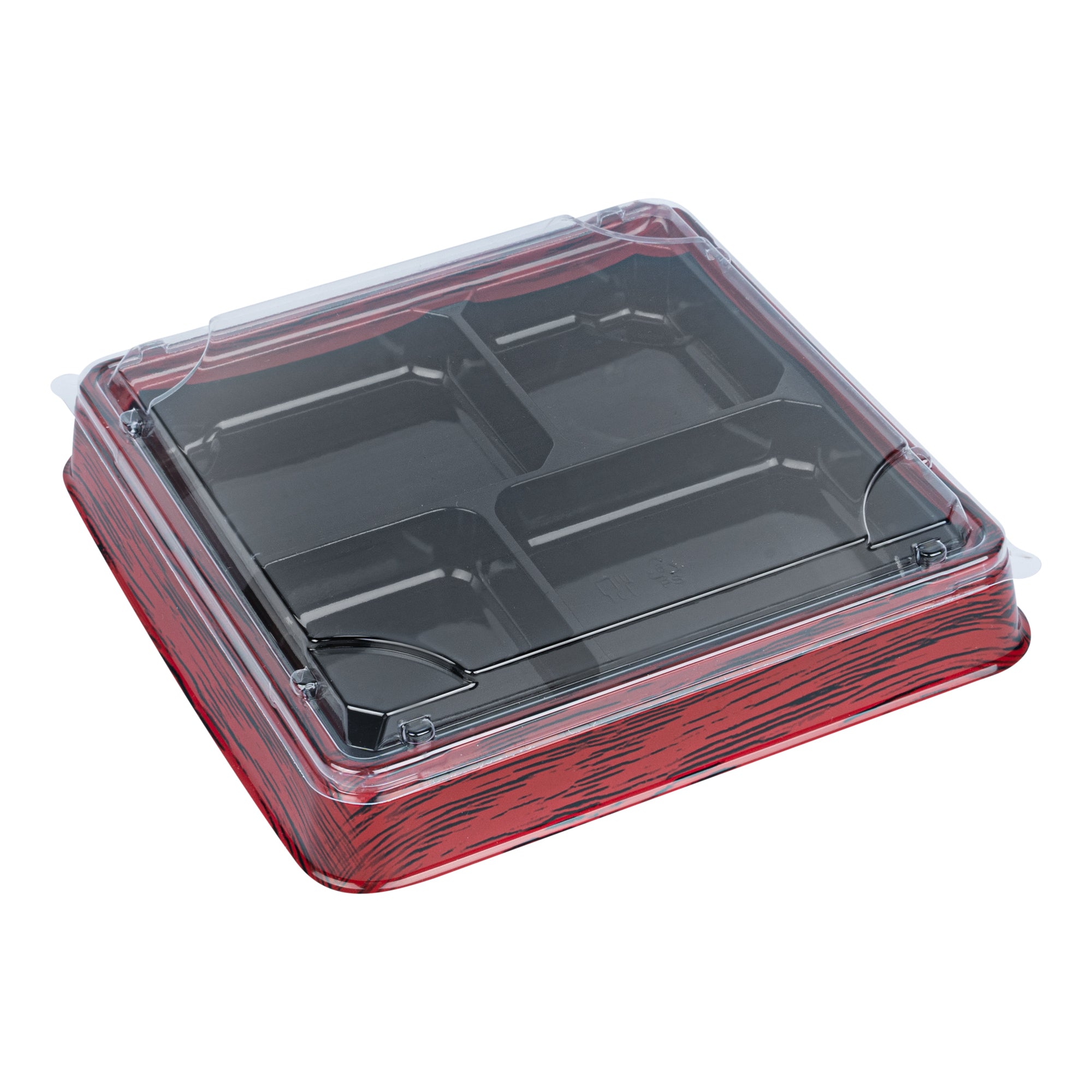 Bento Tek Square Clear Plastic Lids - 100 Pack for 18 oz Bento Boxes | Airtight Food Storage | Perfect for Meal Prep, School Lunches & Office Snacks