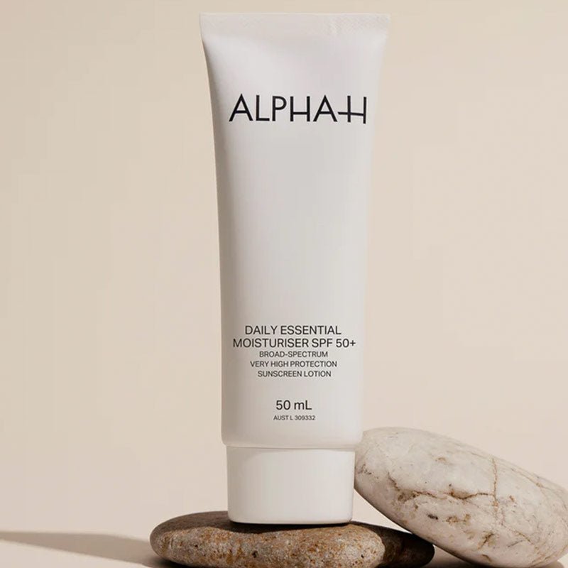 Alpha H Daily Essential Moisturizer SPF 50+ with Vitamin E - Hydrating Facial Sunscreen for Daytime Skincare Routine | Perfect for Outdoor Activities & Daily Sun Protection