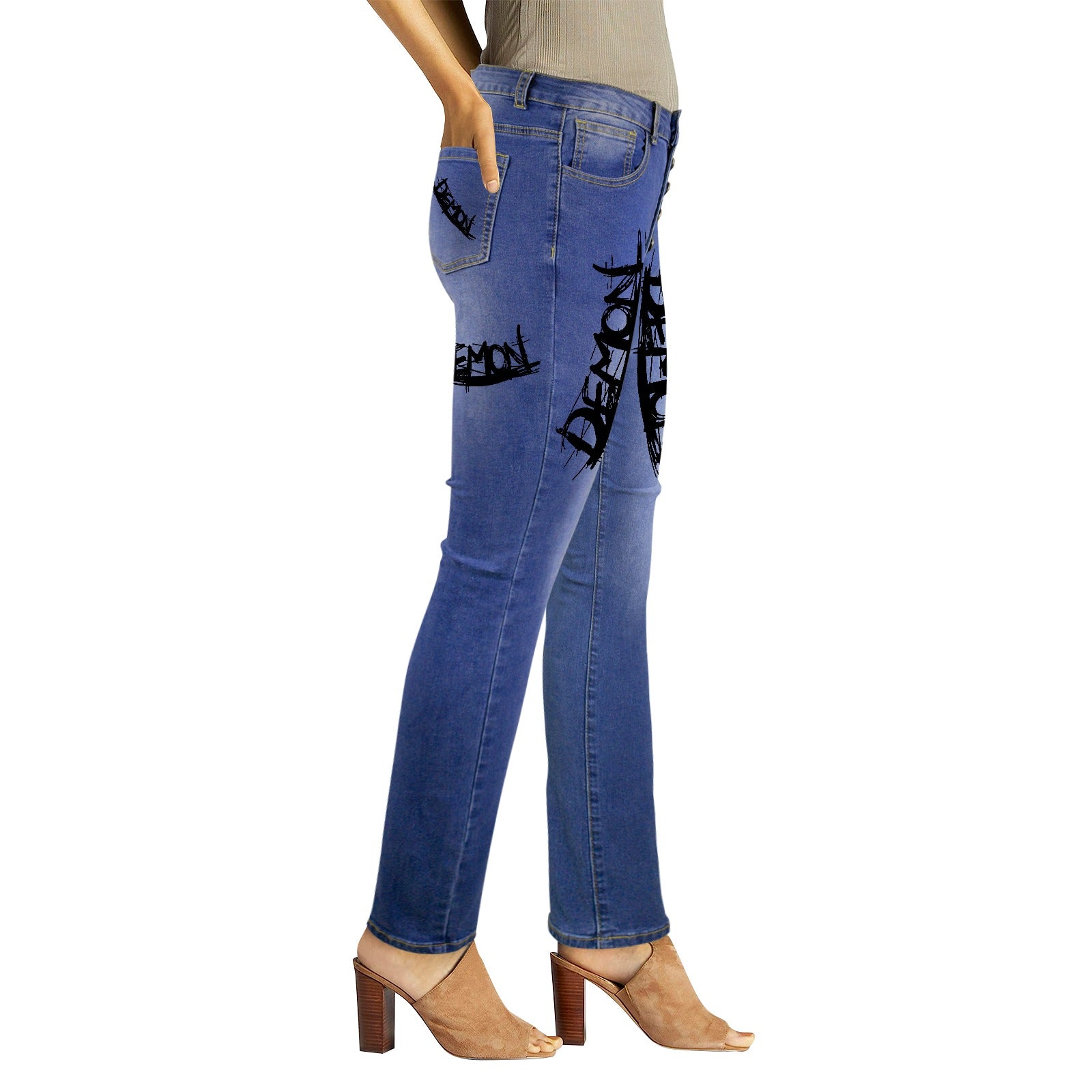 Demon Jeans - Stylish High-Quality Denim Pants for Men & Women | Perfect for Casual Wear, Night Out & Everyday Fashion