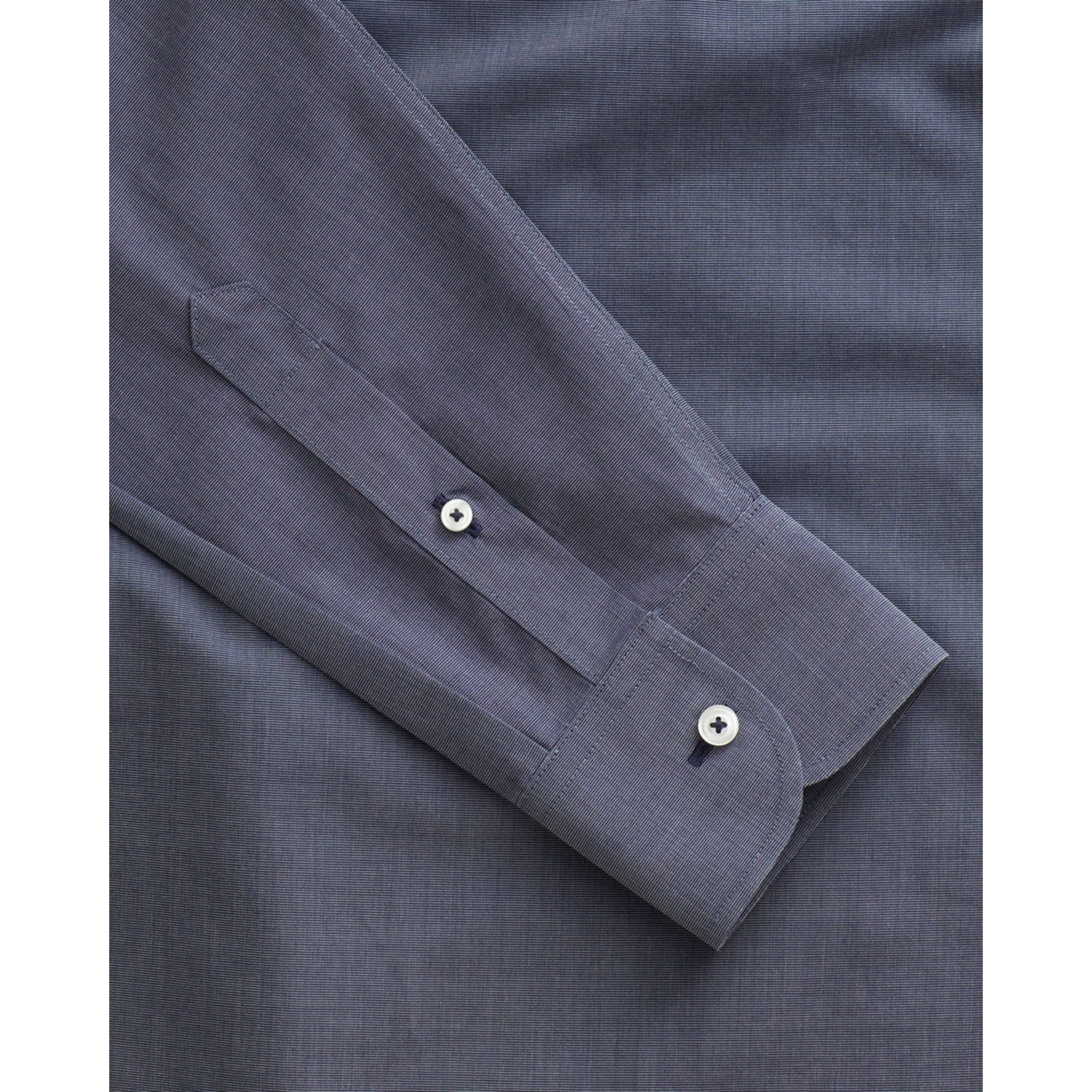 UNTUCKit Orville Men's Long Sleeve Untucked Shirt - Wrinkle-Free Regular Fit Casual Button Down for Work, Office & Everyday Wear