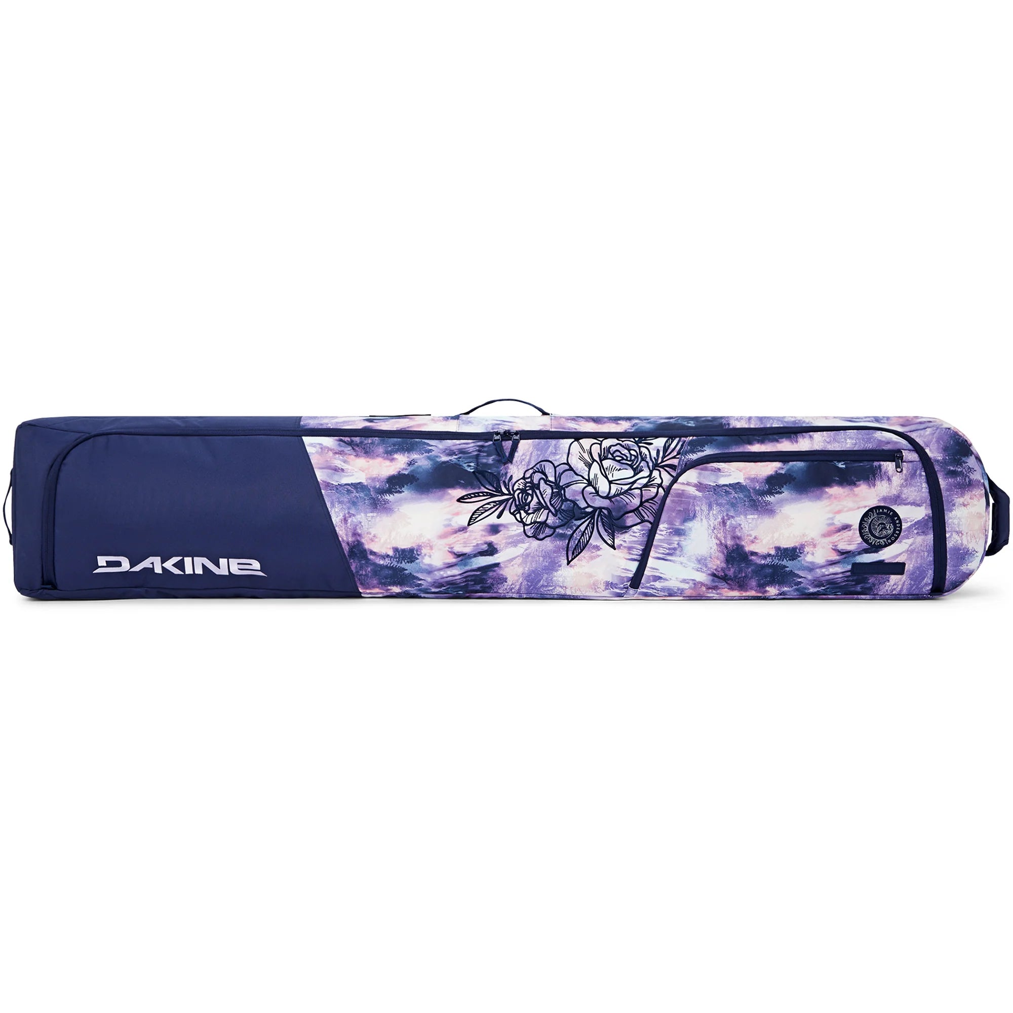 Dakine Team Low Roller Snowboard Bag 2025 - Waterproof Travel Case for Snowboards Up to 165cm | Padded Protection & Wheels for Easy Transport | Perfect for Air Travel & Mountain Resorts
