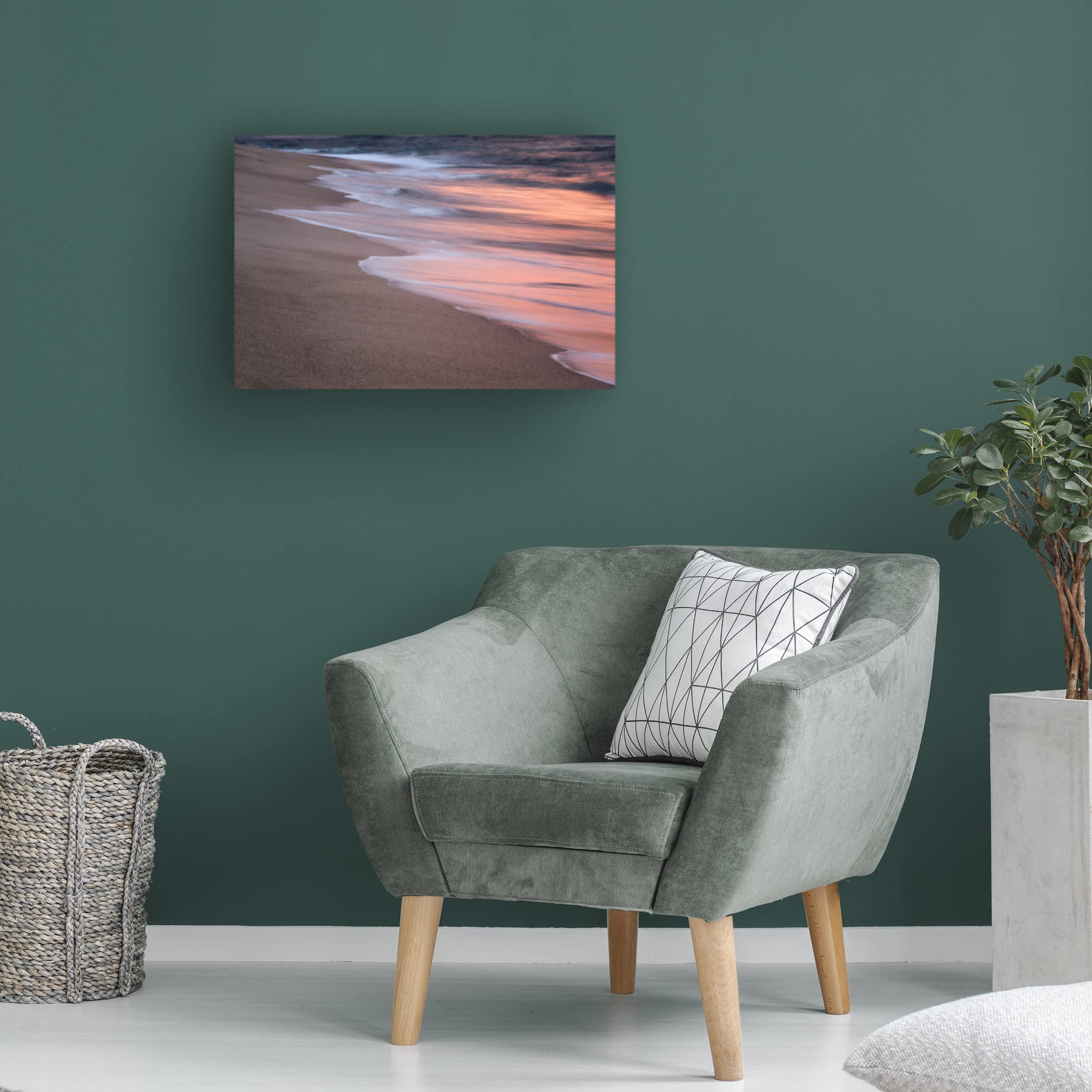 Dennis Frates 'Beach 21' Canvas Wall Art Print - Coastal Decor for Living Room, Bedroom & Office | Trademark Fine Art Collection