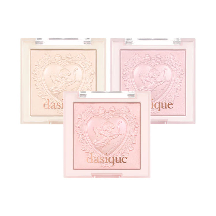 Dasique Luxe Glow Highlighter Palette - 7g/0.25oz (3 Shimmering Shades) | Buildable Face Highlighter for Cheekbones, Nose & Cupid's Bow | Perfect for Daytime Glow & Nighttime Makeup Looks
