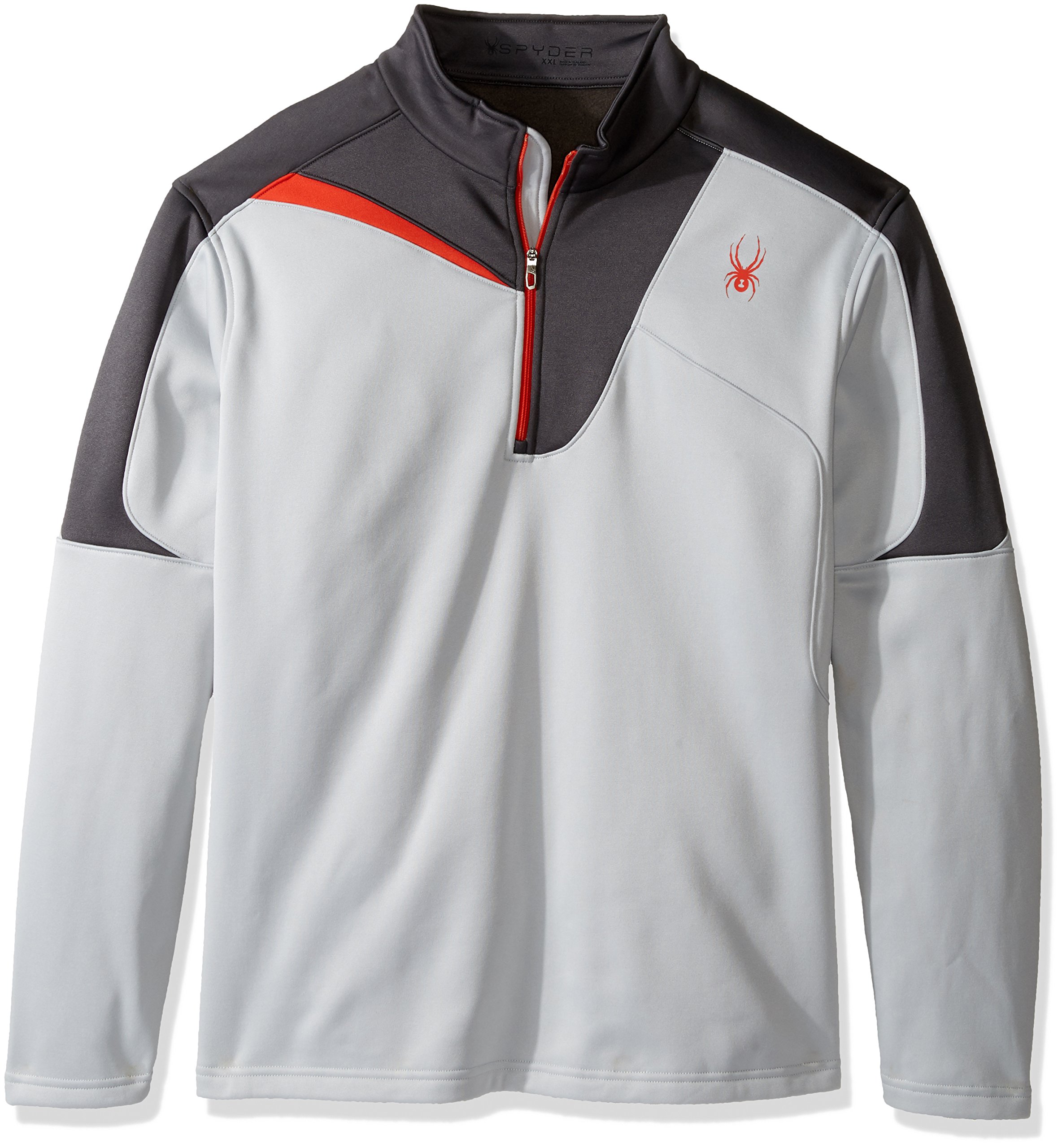 Spyder Men's Charger Therma Stretch T-Neck Tee - Thermal Base Layer for Skiing, Snowboarding & Outdoor Winter Activities