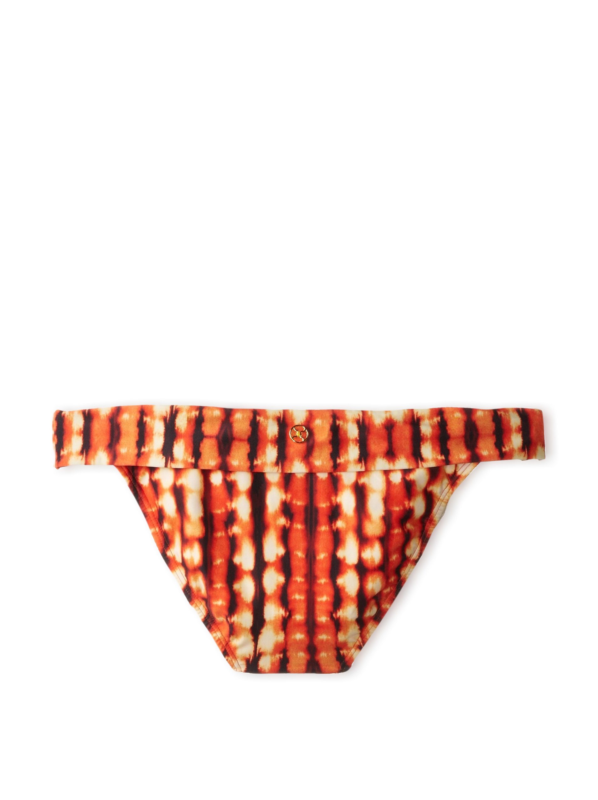 ViX Women's Guarani Bia Bikini Bottom - Orange, Size S | High-Waist Brazilian Swimwear for Beach, Pool & Vacation