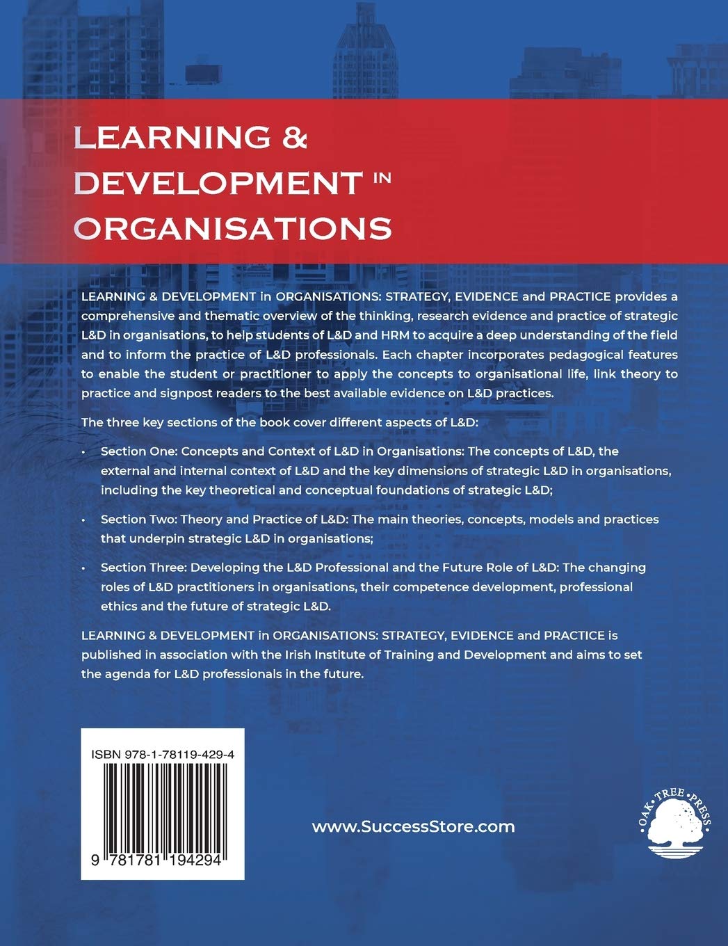 Learning & Development in Organizations: Strategy, Evidence and Practice | Corporate Training Guide for HR Professionals & Business Leaders