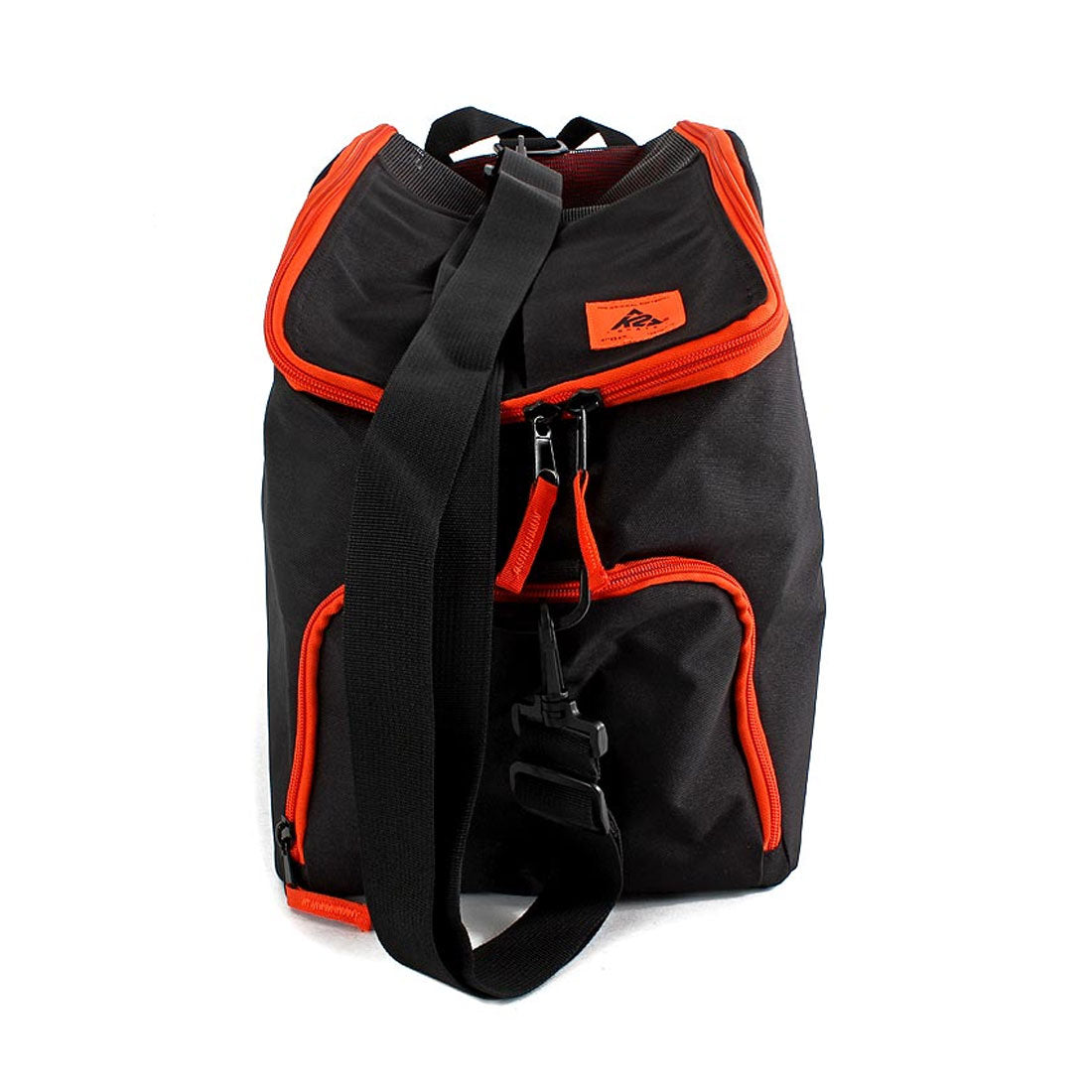 K2 FIT Carrier Backpack - Lightweight & Durable Hiking Pack for Outdoor Adventures - Perfect for Camping, Travel & Daily Use - Black/Red