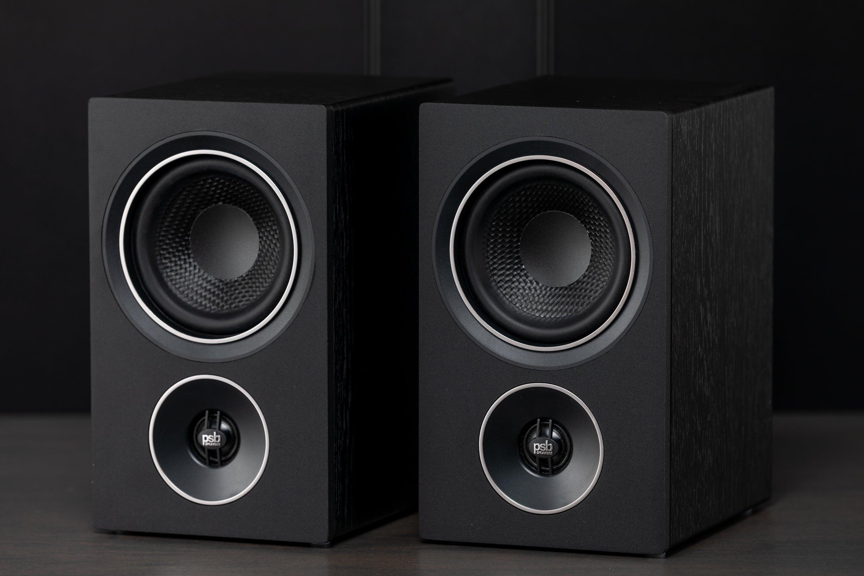 Premium PSB Bookshelf Speakers - High-Fidelity Sound for Home Theater, Music & Gaming - Compact Design for Small Spaces & Bookshelves