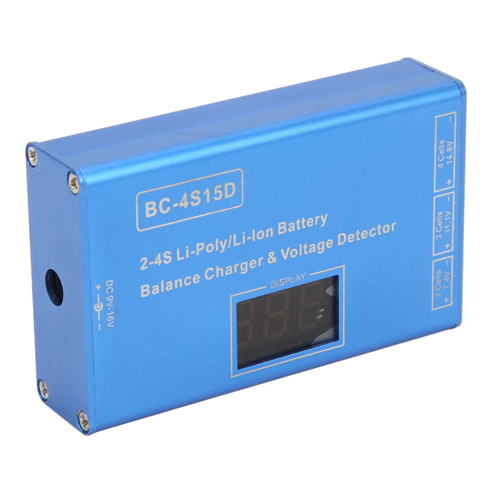 RC Balance Charger - 7.4V/14.8V 25W Lipo Battery Charger with Real-Time Voltage Display for Remote Control Toys & Model Airplanes | US Plug | Perfect for Hobbyists and RC Enthusiasts