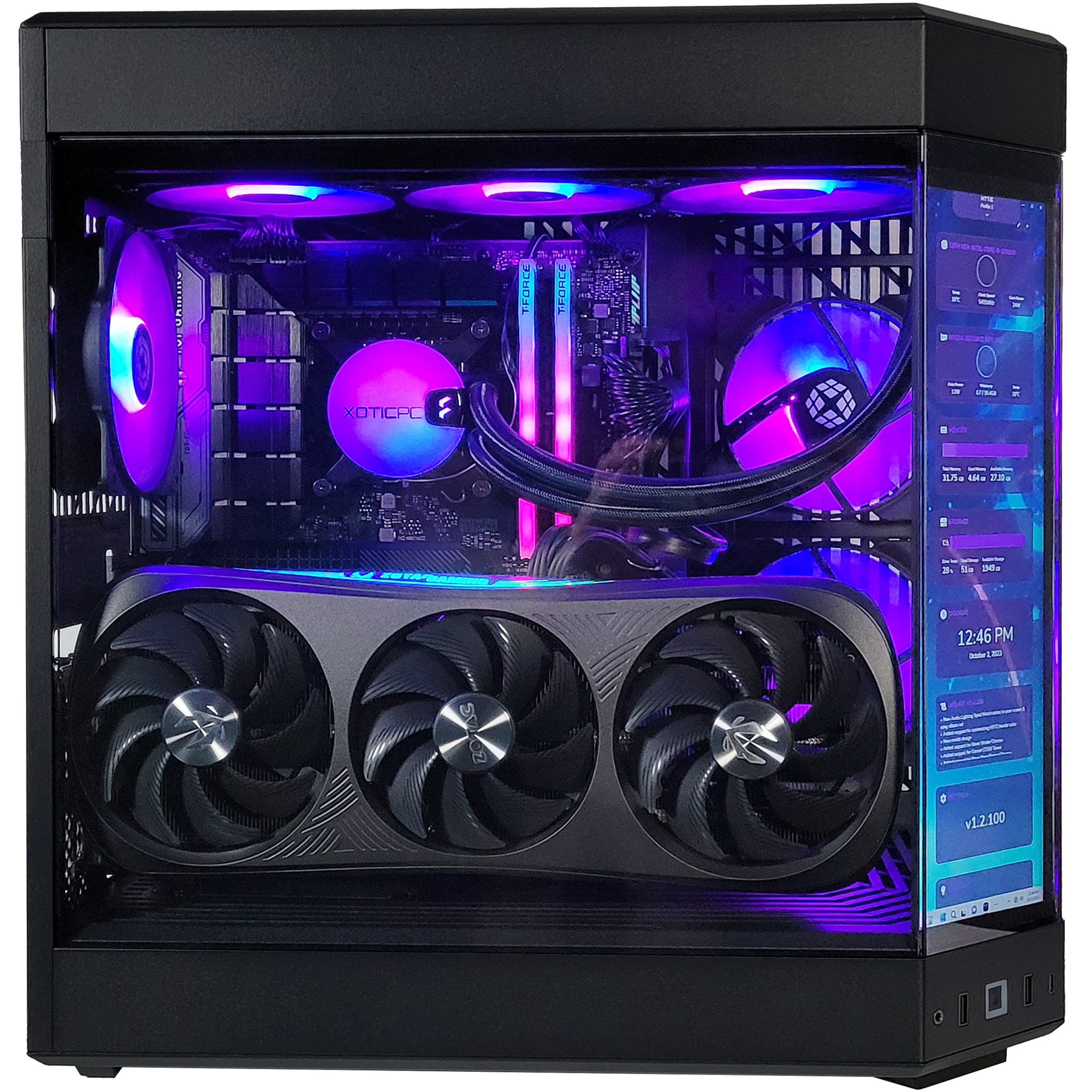 XOTIC PC Y60 Ultimate Ready to Ship Gaming Desktop Computer - High Performance PC for Gaming, Streaming & Content Creation - Perfect for Esports, VR & 4K Gaming