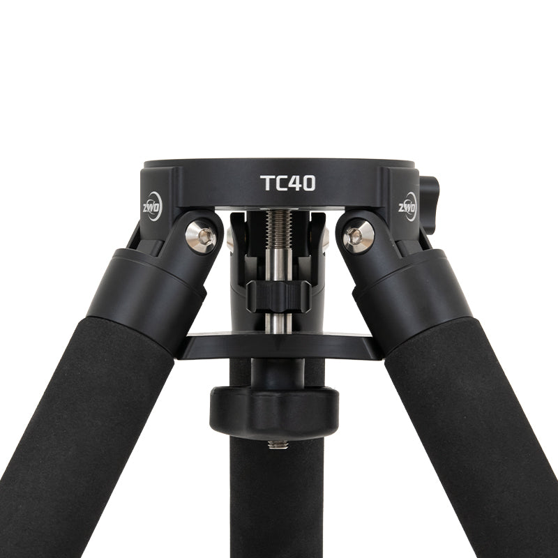 ZWO TC40 Carbon Fiber Tripod for AM5 Mount - Lightweight & Stable Telescope Tripod for Astrophotography & Stargazing - Perfect for Outdoor Astronomy & Night Sky Observation