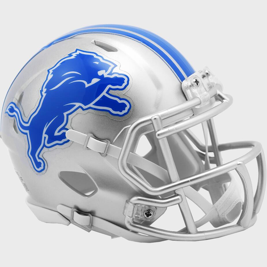 Detroit Lions Speed Mini Helmet - Officially Licensed NFL Collectible - Perfect for Display, Gifts & Fan Collections
