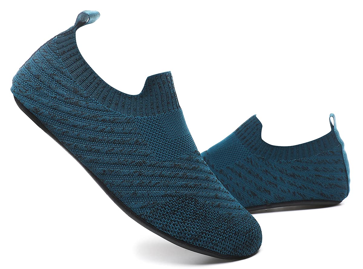 SLEVEL Lightweight Non-Slip House Slippers for Women & Men - Comfortable Indoor Home Yoga Shoes for Relaxation, Spa, and Lounge Wear