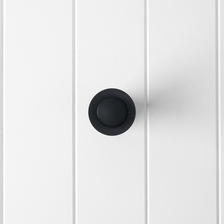 Black Matte Pop Up Waste Drain with No Overflow - Perfect for Bathroom Sink, Bathtub, and Shower Drain Installation