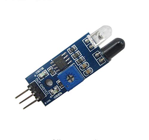 YAKESTYLE 2 Pack Obstacle Avoidance Sensor - Infrared Photoelectric Reflection Module for Arduino, Robotics, Smart Car & DIY Projects