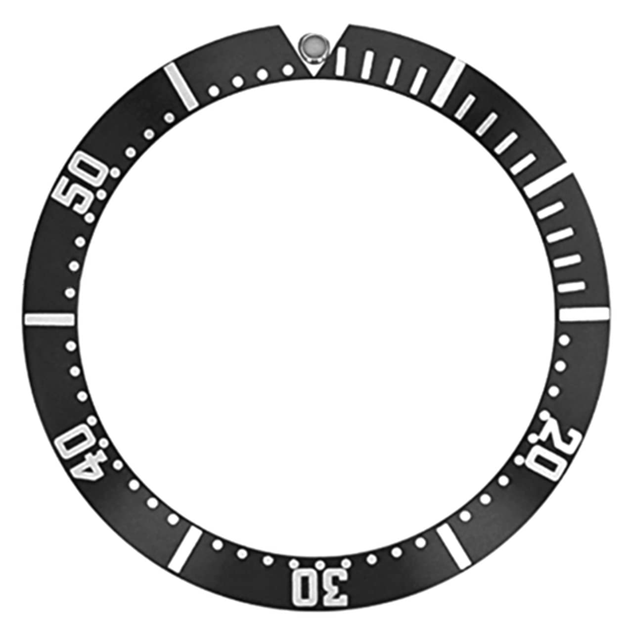 Omega Seamaster 41mm Black Bezel Insert Replacement - Premium Watch Accessory for Diving, Sports & Luxury Style