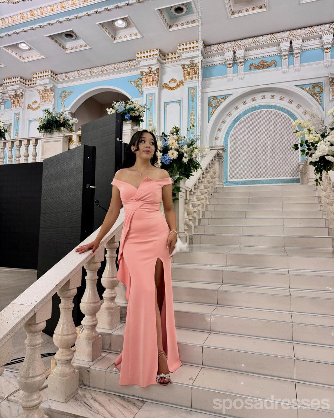 Elegant Mermaid Off Shoulder Long Prom Dress for Women - Sexy Evening Gown for Party, Homecoming, Wedding Guest - 13659 | Perfect for Formal Events, Dances & Special Occasions