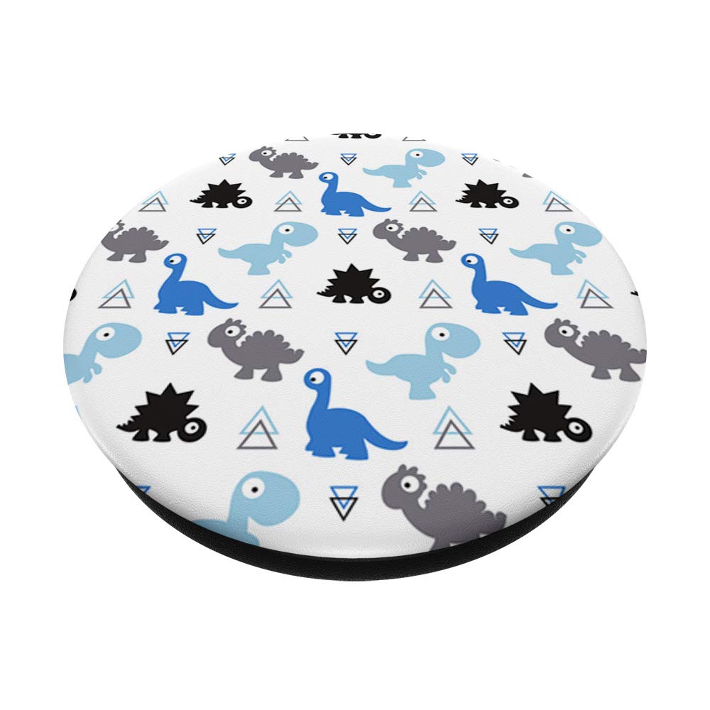 Dinosaur & Rhino PopSockets PopGrip - Swappable Phone Grip with Cool Dino Pattern - Perfect Gift for Kids - Ideal for Phones, Tablets & Gaming Devices