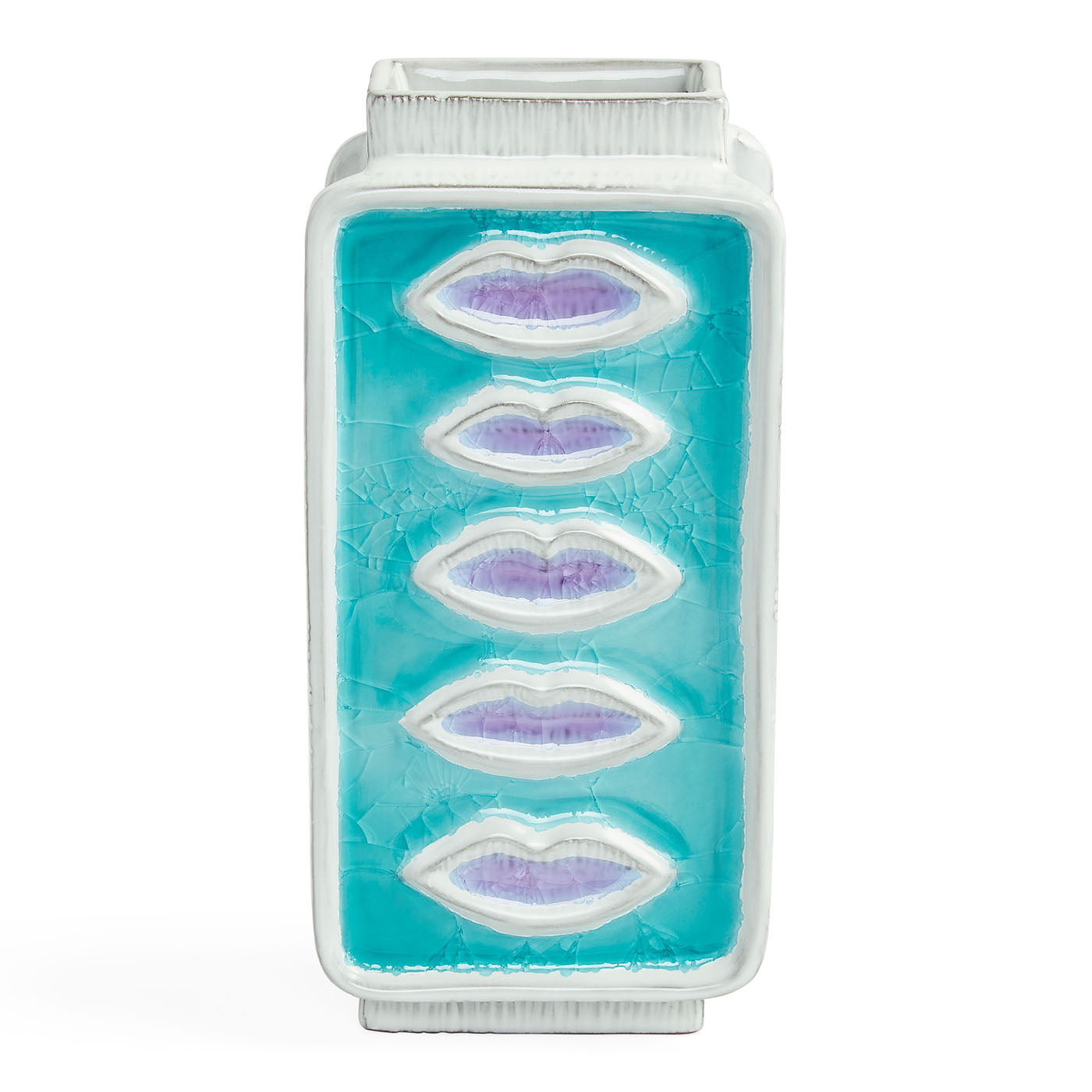 Glass Menagerie Lips Vase - Unique Decorative Lip-Shaped Flower Vase for Home & Office Decor - Perfect for Floral Arrangements, Wedding Centerpieces, and Gift Giving