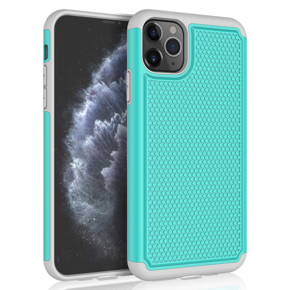 Shockproof Protective Phone Case for iPhone 11 Pro (5.8 Inch, 2019) - Durable Slim Cover with Military-Grade Drop Protection, Anti-Scratch & Anti-Fingerprint - Turquoise Blue - Perfect for Outdoor Activities, Travel & Daily Use