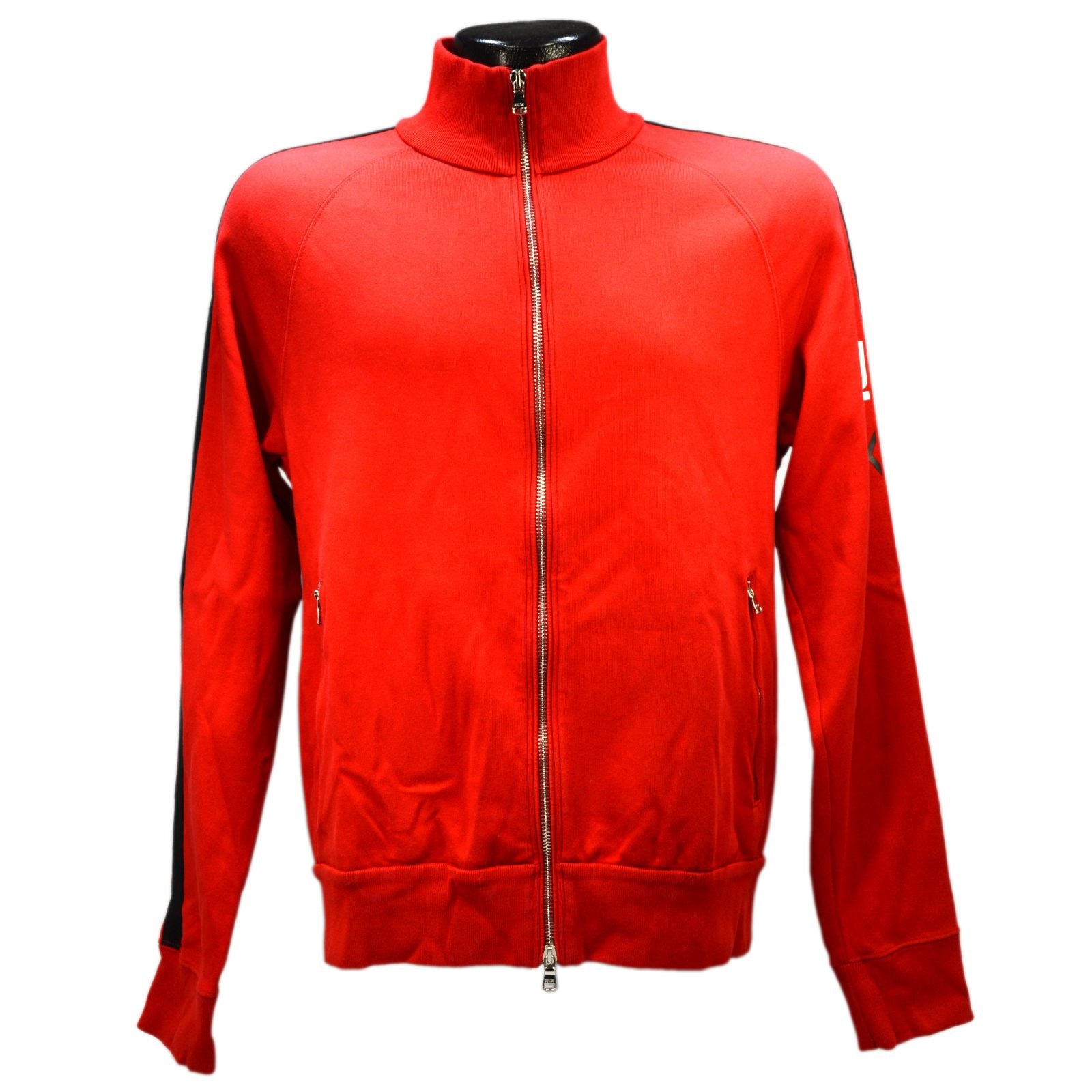 RALPH LAUREN RLX Active Interlock Track Jacket for Men - Red & Black Athletic Running Jacket, Size Small (S) - Perfect for Gym Workouts, Jogging & Outdoor Sports