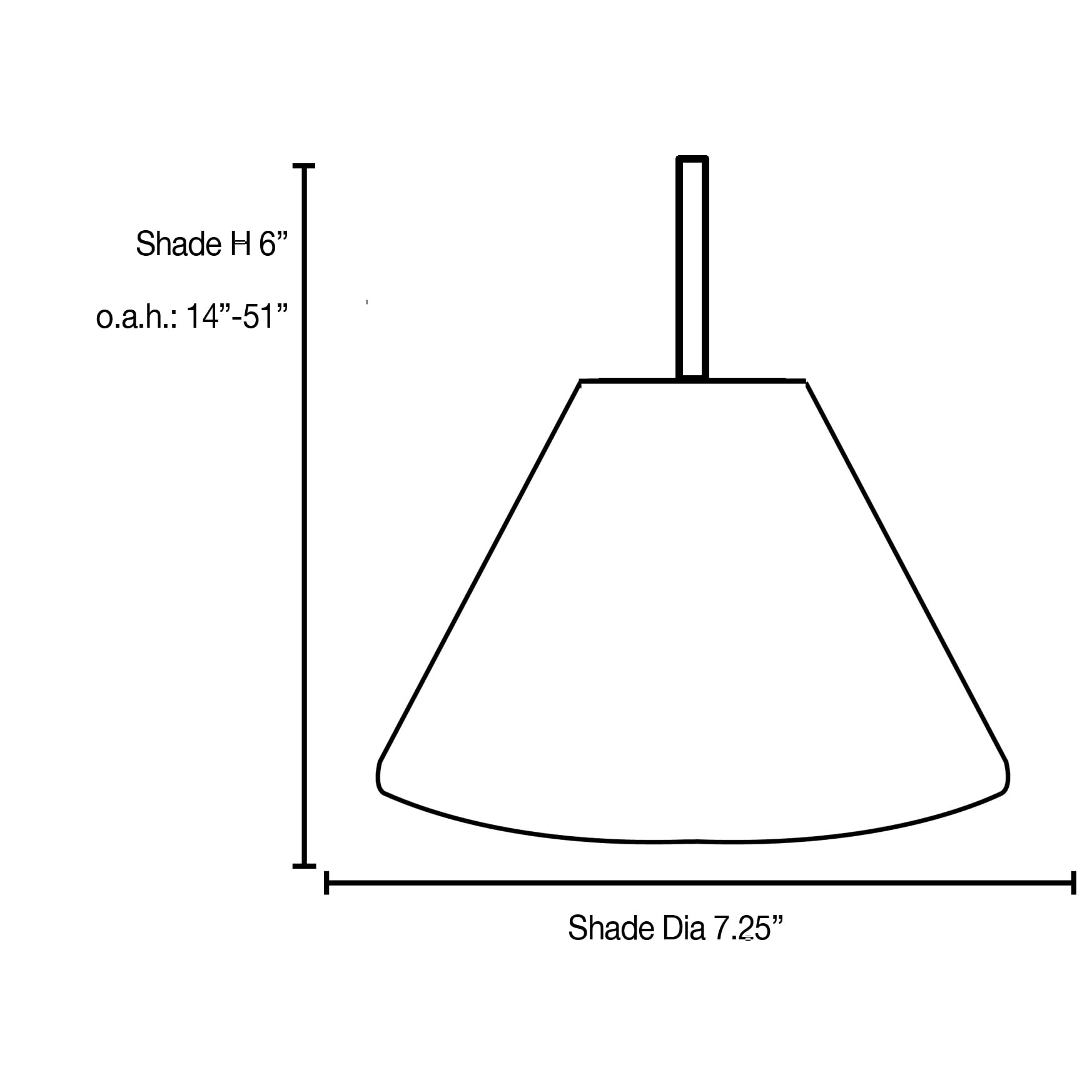 Elegant Oil Rubbed Bronze Martini Glass Pendant Light with White Glass Shade - Vintage Style Rod Mount Ceiling Fixture - Perfect for Dining Room, Bar, or Kitchen Island Lighting
