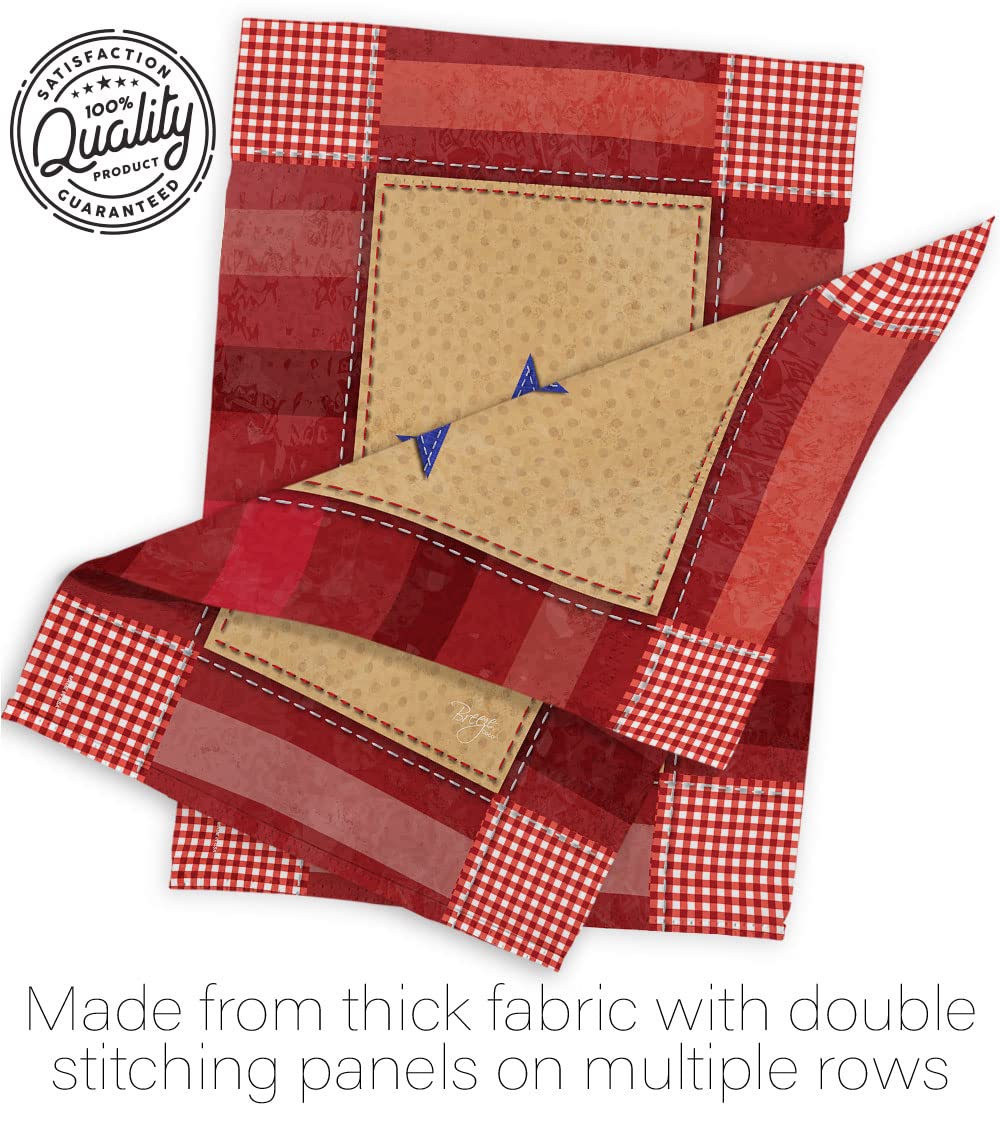 Breeze Decor Americana Military Garden Flag 13x18.5in - Patriotic Outdoor Decor