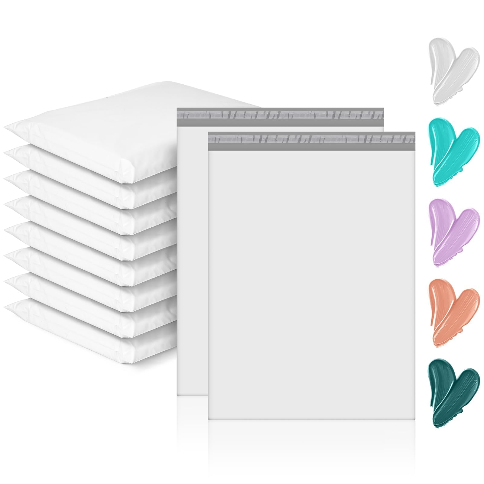 GSSUSA 100PCS Large Poly Mailers 19x24 Inches - Heavy Duty Waterproof Shipping Bags with Strong Adhesive | Tear-Resistant Mailing Envelopes for Clothing & Small Business | Perfect for Ecommerce, Amazon FBA & Online Store Shipments