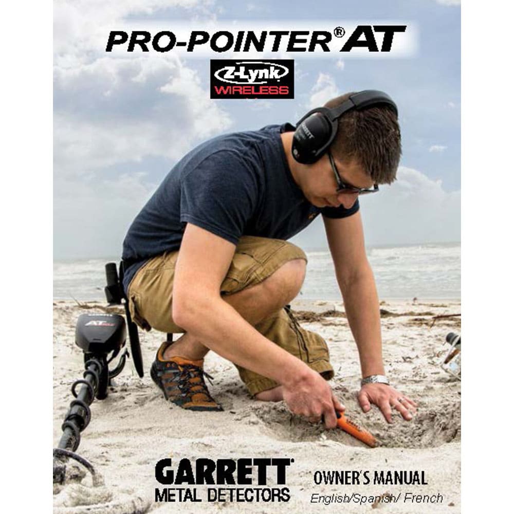 Garrett Pro Pointer AT Z Lynk Metal Detector Pinpointer - Waterproof & Wireless with Digital Display - Perfect for Treasure Hunting, Beach Combing, and Outdoor Adventures