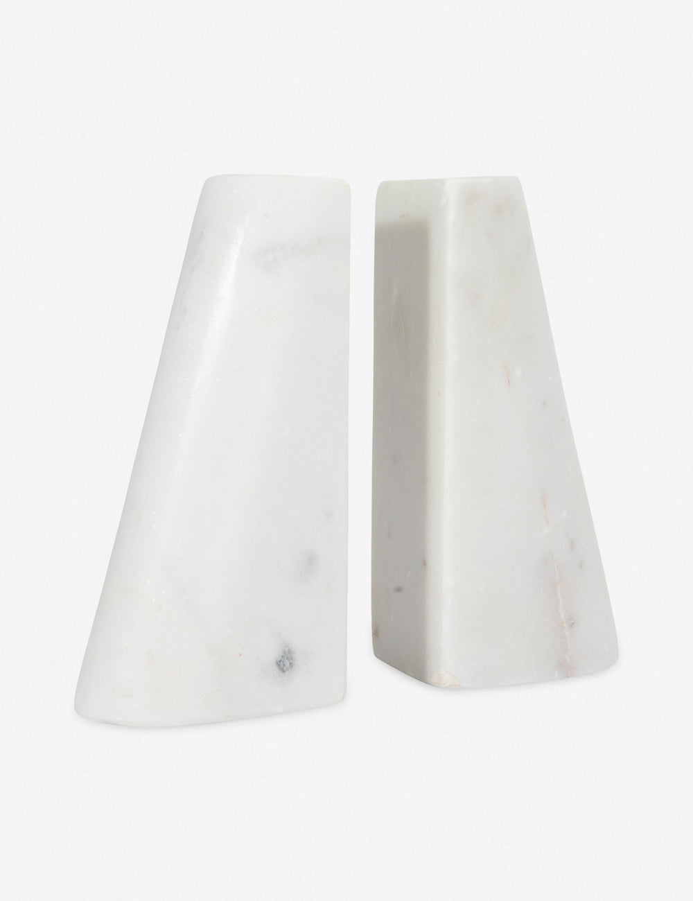 Elegant Cavallo Marble Bookends Set of 2 - Heavy Duty Stone Book Holder for Shelves - Perfect for Home Office, Library & Gift Giving