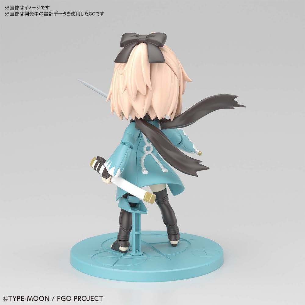 Bandai Petitrits #06 Fate/Grand Order Saber Okita Souji Model Kit - Anime Action Figure for Collectors & Display | Perfect for Anime Fans, Gift Giving & Home Decor