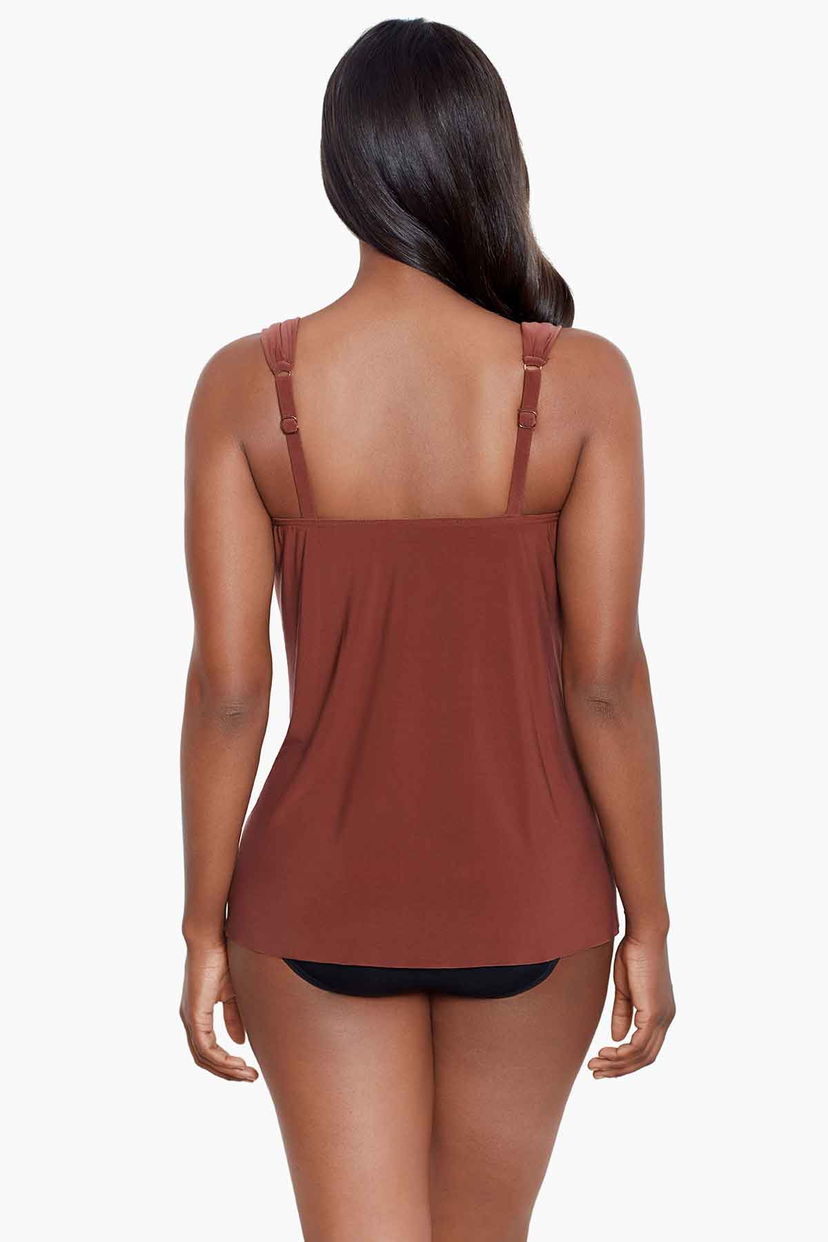 Dazzle Tankini Top for Women - Stylish Swimwear with Adjustable Straps & Comfortable Fit - Perfect for Beach, Pool, and Summer Vacation