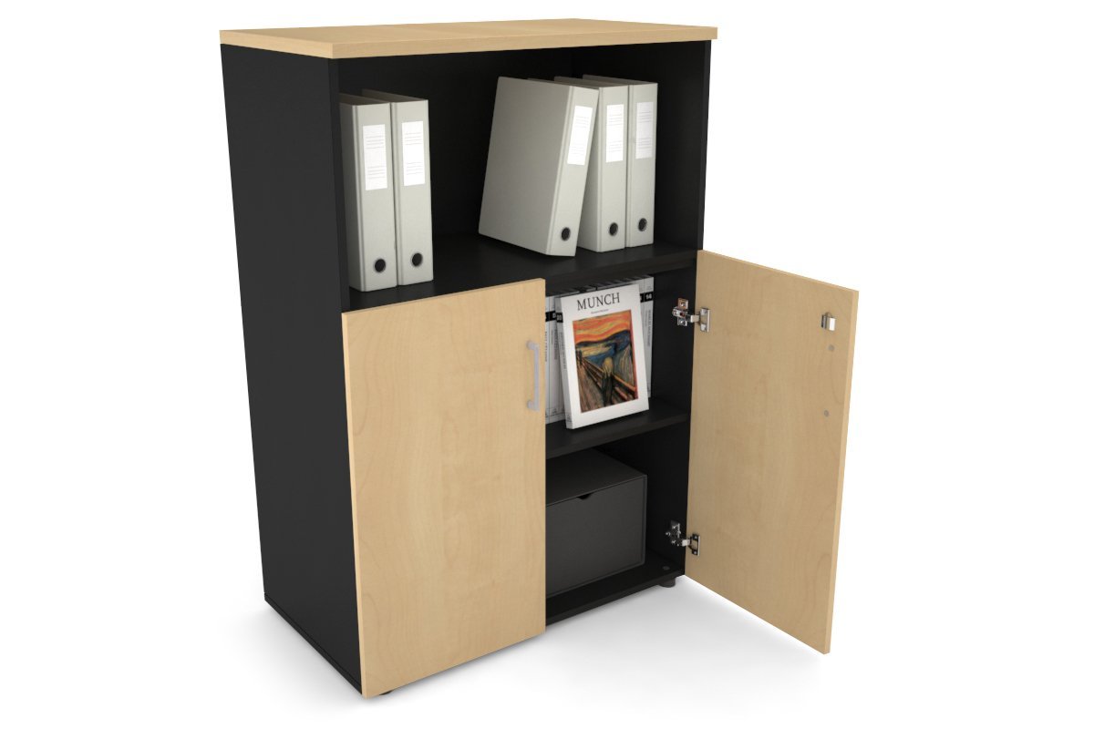 Medium Uniform Storage Cabinet with Small Doors [800W x 1170H x 450D] - Perfect for Office, School, and Home Organization