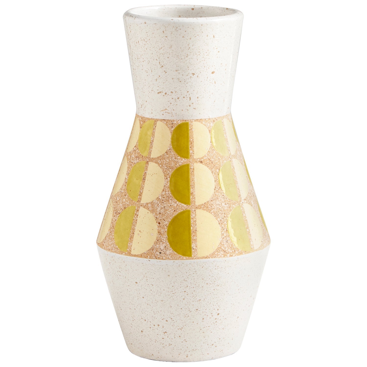 Cyan Design 11028 Ruins Vase - Handcrafted Multi-Color Ceramic Vase for Home Decor, Wedding Centerpiece & Boho Style Interior Design