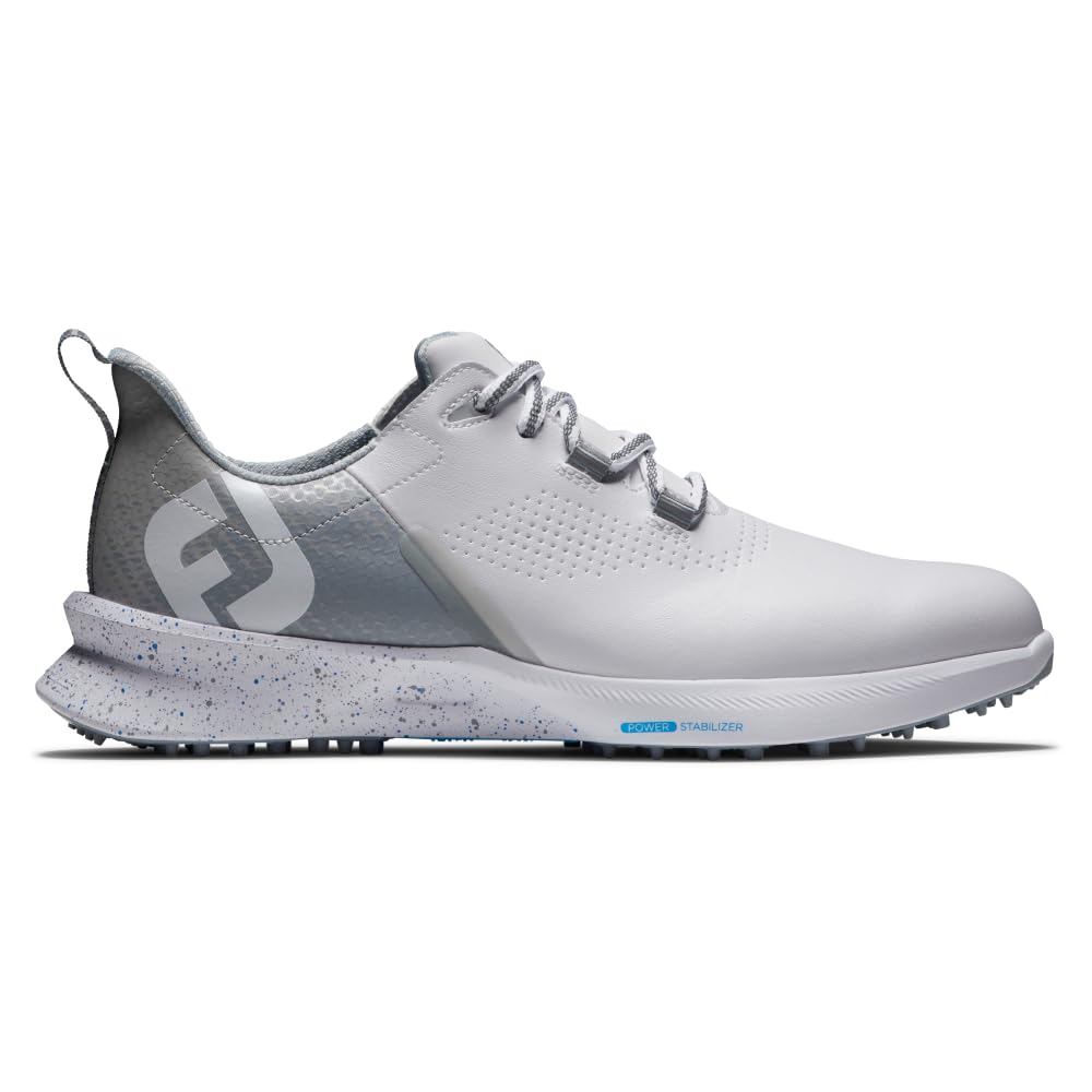 FootJoy Men's Fj Fuel Spiked Golf Shoes - Lightweight & Waterproof for Comfort & Performance on the Course | Perfect for Walking 18 Holes or Driving Range Practice