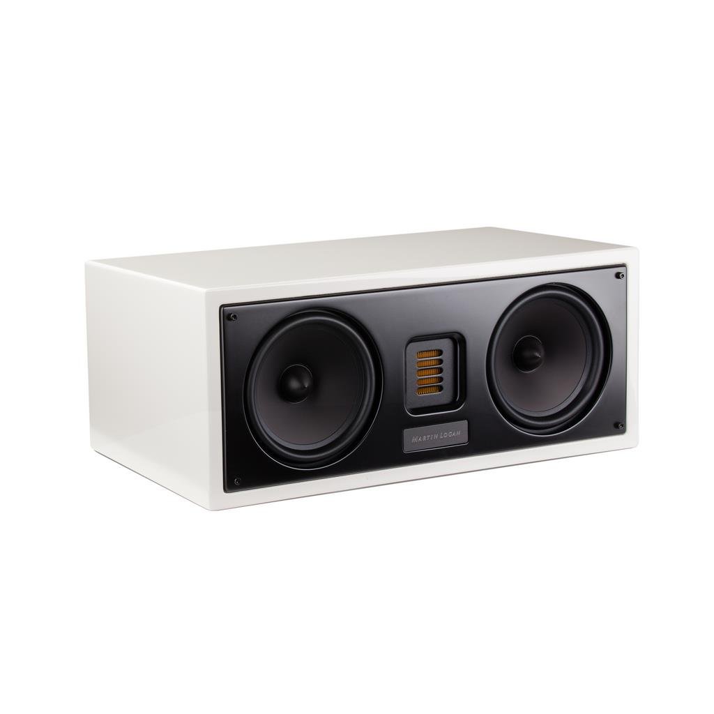 MartinLogan Motion 30 Center Channel Speaker - High-Performance Home Theater Audio (Gloss White) | Perfect for Movie Nights & Music Listening in Living Rooms & Home Theaters