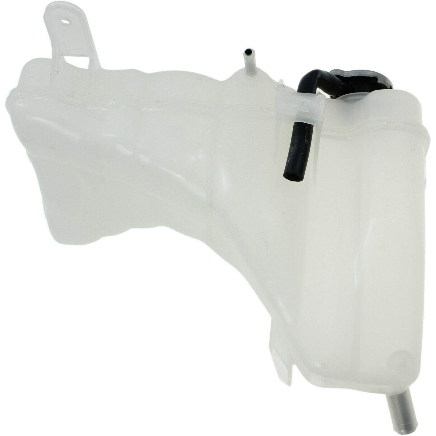 Replacement Coolant Recovery Tank with Cap for 2015-2020 Dodge Charger Challenger 6.4L V8 - White Textured Plastic (Part# CH3014157, 68237637AA) - Durable Engine Cooling System Solution for High-Performance Vehicles