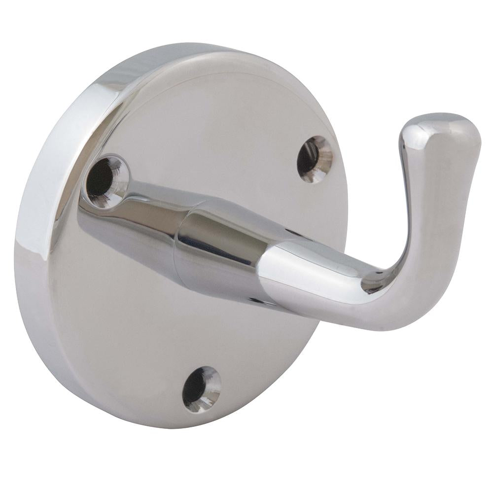 Bradley 9118 Bradex Single Surface Mounted Robe Hook - Durable Bathroom & Bedroom Wall Hook for Towels, Robes & Clothes